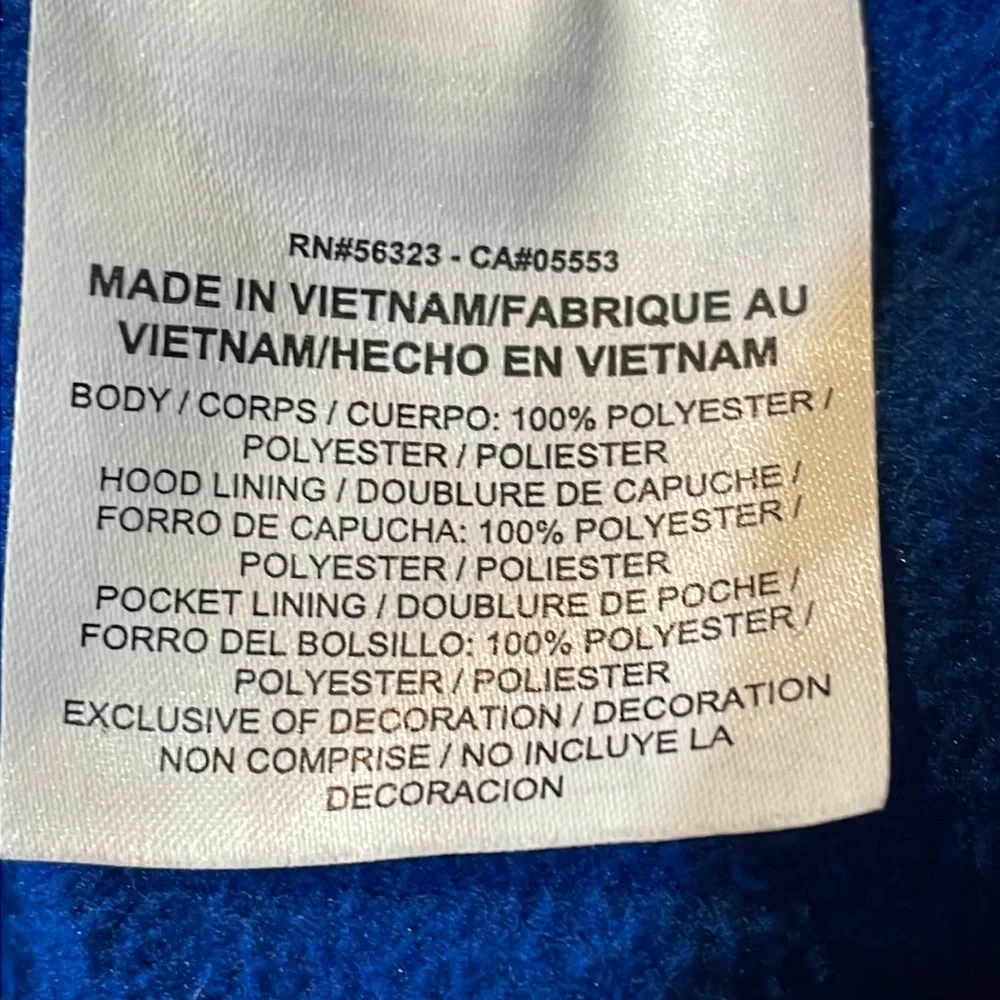 Nike Dri-Fit Blue Hoodie Sweatshirt Size Large - Picture 12 of 13